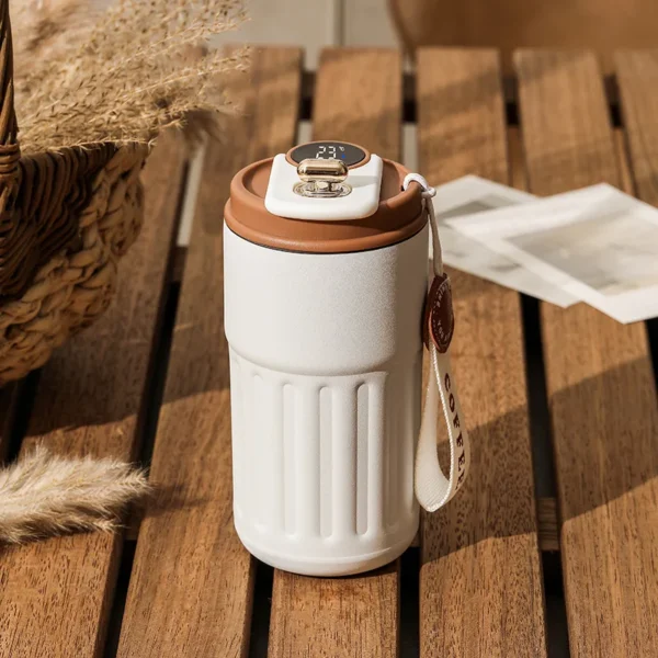 Smart Thermos Bottle Water Digital LED Temperature Coffee Cup 316 Stainless Steel Vacuum Cup - Image 7