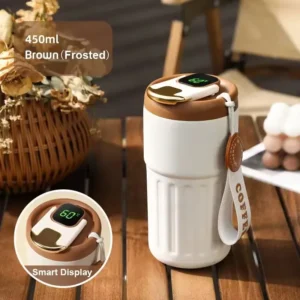 Smart Thermos Bottle Water Digital LED Temperature Coffee Cup 316 Stainless Steel Vacuum Cup